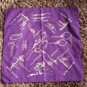 Girl Scouts Bandana Scarf w/Knots